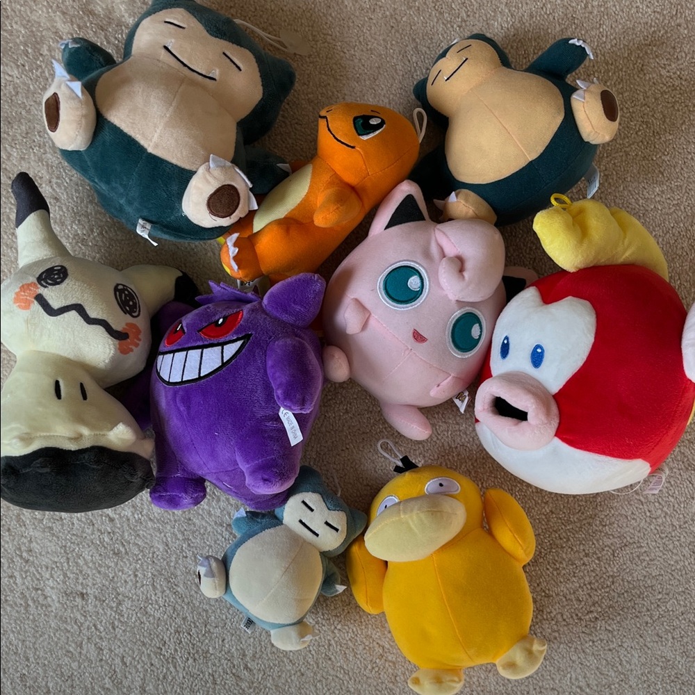 Pokémon plushie lot!